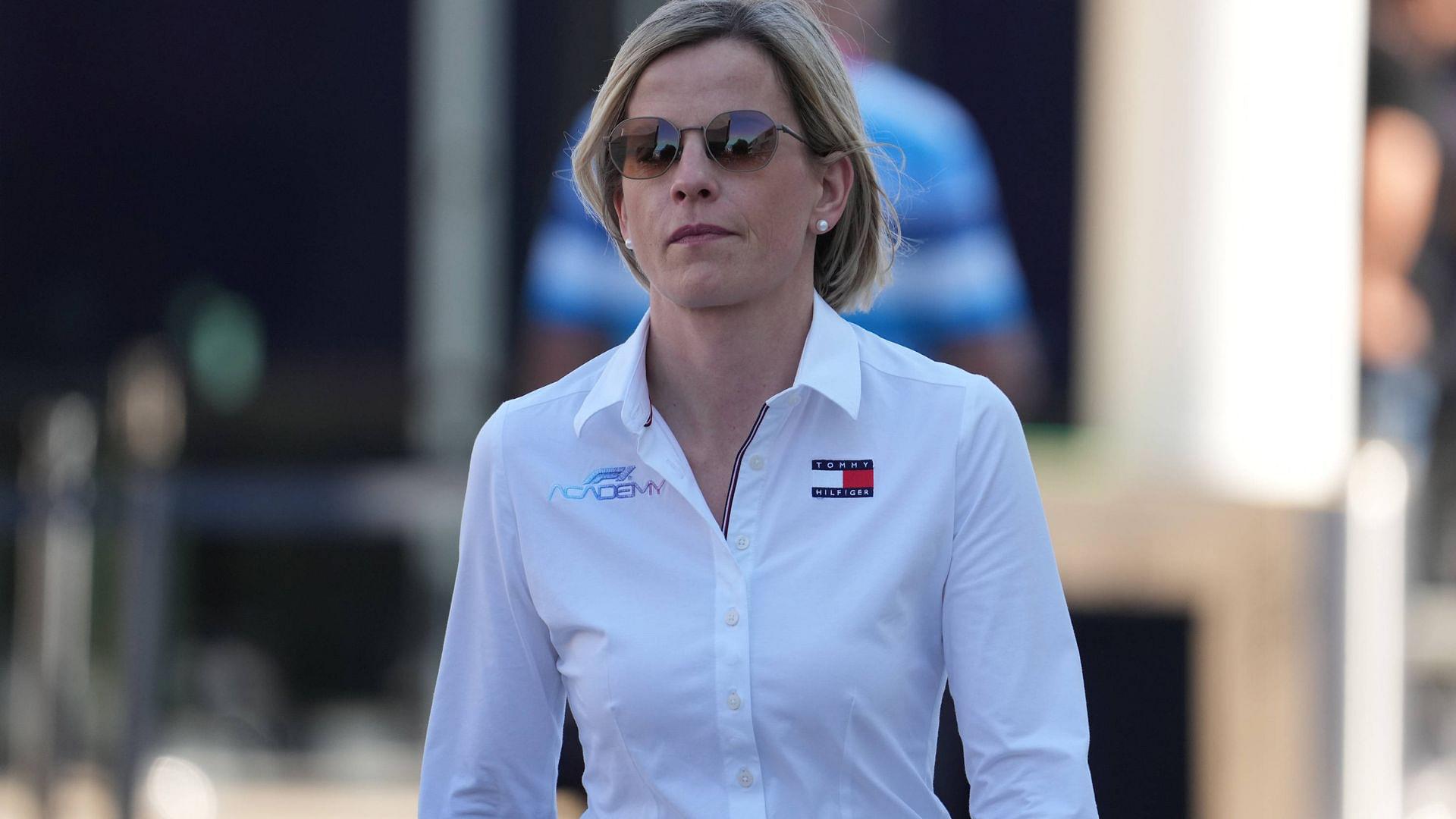 Losail International Circuit, Doha, Formula 1 Qatar Airways Qatar Grand Prix 2024 ,im Bild Susie Wolff, Ehefrau von Teamchef und Geschäftsführer Toto Wolff (Mercedes-AMG Petronas F1 Team)