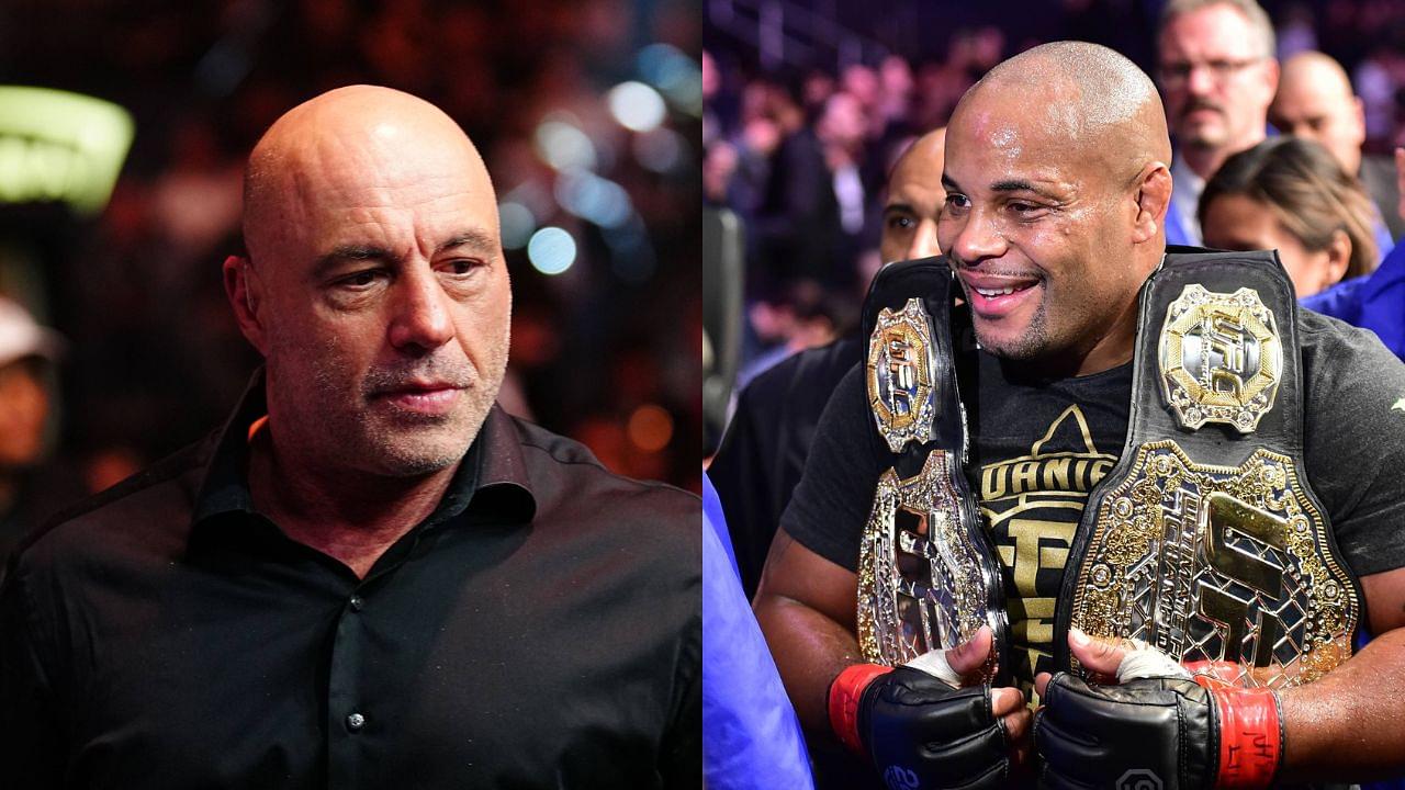 Joe Rogan (L), Daniel Cormier (R)