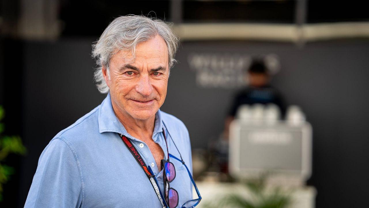 CARLOS SAINZ SR in front of the Williams Racing garage on Tuesday at the 2024 Formula 1 Abu Dhabi Post Season Testing at the Yas Marina Circuit