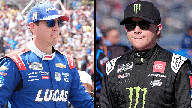 Kyle Busch (L) and Ty Gibbs (R). Image Credits: Imagn.