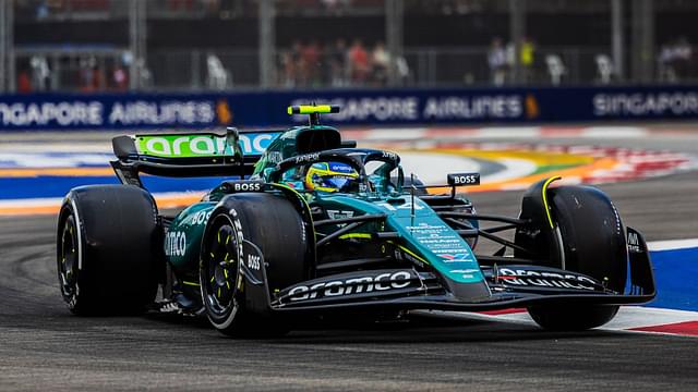 Marina Bay Street Circuit, Singapore, Singapore. 20.September.2024; Fernando Alonso of Spain and Aston Martin Aramco F1 Team