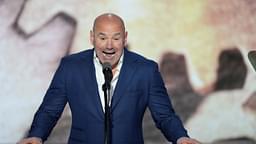 Dana White, CEO of Ultimate Fighting Championship, speaks during the final day of the Republican National Convention at the Fiserv Forum. The final day of the RNC featured a keynote address by Republican presidential nominee Donald Trump.