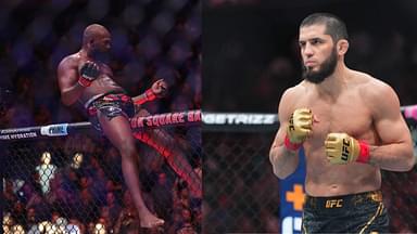 Jon Jones (L), Islam Makhachev (R)