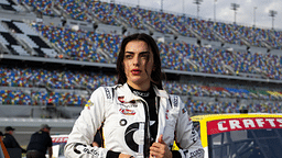 NASCAR Truck Series driver Toni Breidinger (1) during the Fresh From Florida 250 at Daytona International Speedway.