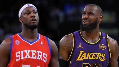 Kwame Brown and LeBron James