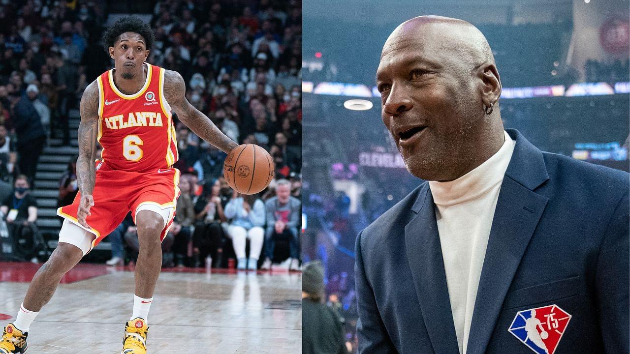 Lou Williams (L), Michael Jordan (R)