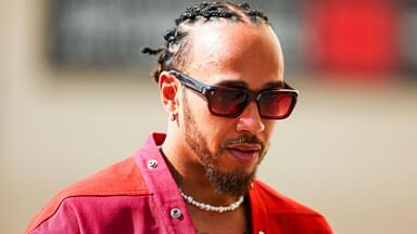 Lewis Hamilton of Great Britain and Mercedes AMG Petronas F1 Team gestures arriving in the paddock, Qualifying, F1 Grand Prix of Abu Dhabi, Yas Marina Circuit