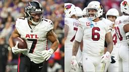 Atlanta Falcons RB Bijan Robinson, Arizona Cardinals RB James Conner, Fantasy Football - USA TODAY