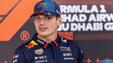 Max Verstappen of the Netherlands and Oracle Red Bull Racing attends the Drivers press conference, PK, Pressekonferenz during previews ahead of the F1 Grand Prix of Abu Dhabi