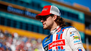 NASCAR Cup Series driver Ryan Blaney during the Ford EcoBoost 400 at Homestead-Miami Speedway.