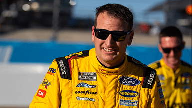 Nov 9, 2024; Avondale, Arizona, USA; NASCAR Cup Series driver Michael McDowell (34) during qualifying for the Championship race at Phoenix Raceway. Mandatory Credit: Mark J. Rebilas-Imagn Images