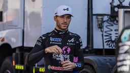 Pierre Gasly of France and BWT Alpine F1 Team during drivers parade Formula One Abu Dhabi GP Abu Dhabi Yas Marina Circuit United Arab Emirates