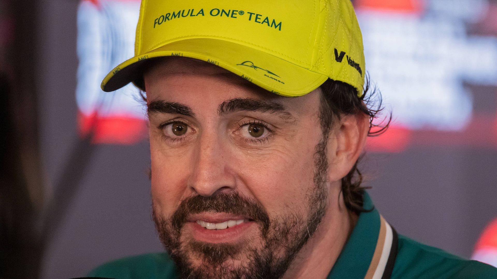 2024 Formula One Abu Dhabi Grand Prix Yas Marina Circuit, Abu Dhabi, United Arab Emirates 8.December.2024; Fernando Alonso of Spain and Aston Martin Aramco F1 Team