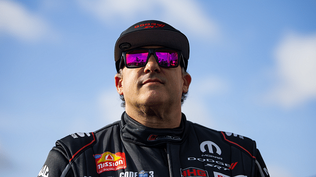 NHRA top fuel driver Tony Stewart during the Gatornationals at Gainesville Raceway.