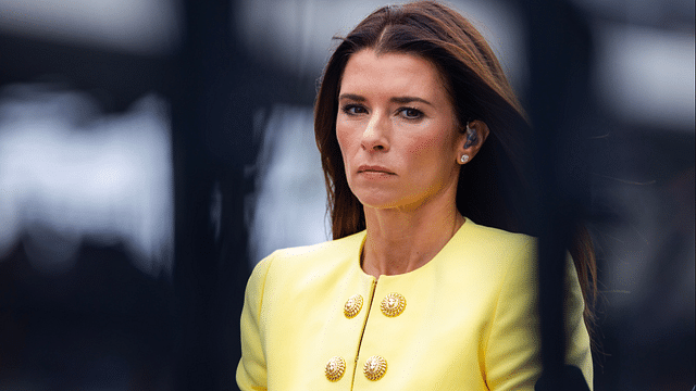 NBC Sports commentator Danica Patrick during a delay to the Indycar Series 108th running of the Indianapolis 500 at Indianapolis Motor Speedway.