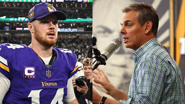 Minnesota Vikings QB Sam Darnold, Colin Cowherd - USA TODAY