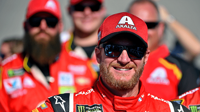 NASCAR Cup Series driver Dale Earnhardt Jr. (88) before the Ford EcoBoost 400 at Homestead-Miami Speedway.