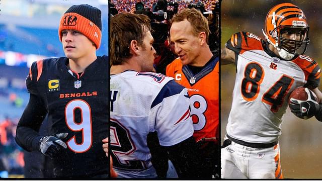 Joe Burrow, Tom Brady, Peyton Manning and T.J. Houshmanzadeh