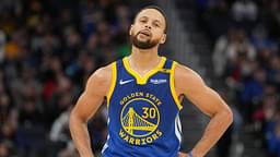 Golden State Warriors guard Stephen Curry (30) stands on the court during the fourth quarter against the Dallas Mavericks at Chase Center.