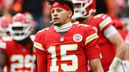 Kansas City Chiefs quarterback Patrick Mahomes (15) warms up before the game between the Cleveland Browns and the Chiefs at Huntington Bank Field.