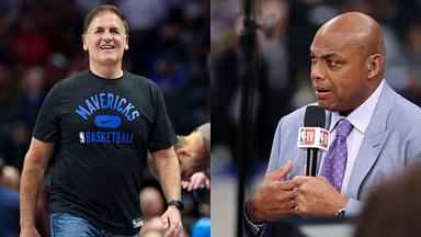 Mark Cuban (L) and Charles Barkley (R)