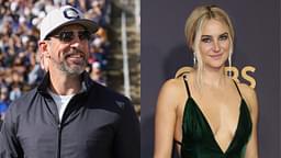 Shailene Woodley and Aaron Rodgers