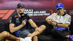 VERSTAPPEN Max (ned), Red Bull Racing RB20, portrait TSUNODA Yuki (jap), Visa Cash App RB F1 Team VCARB 01, portrait press conference