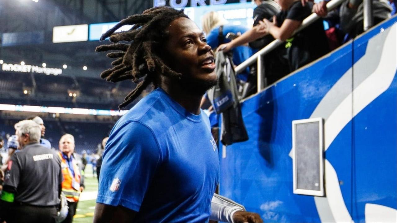 Detroit Lions quarterback Teddy Bridgewater runs off the field after 42-17 win over the Denver Broncos at Ford Field in Detroit on Saturday, Dec. 16, 2023.