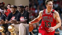 Scottie Pippen (L) and Elon Musk in Bulls uniform (R)