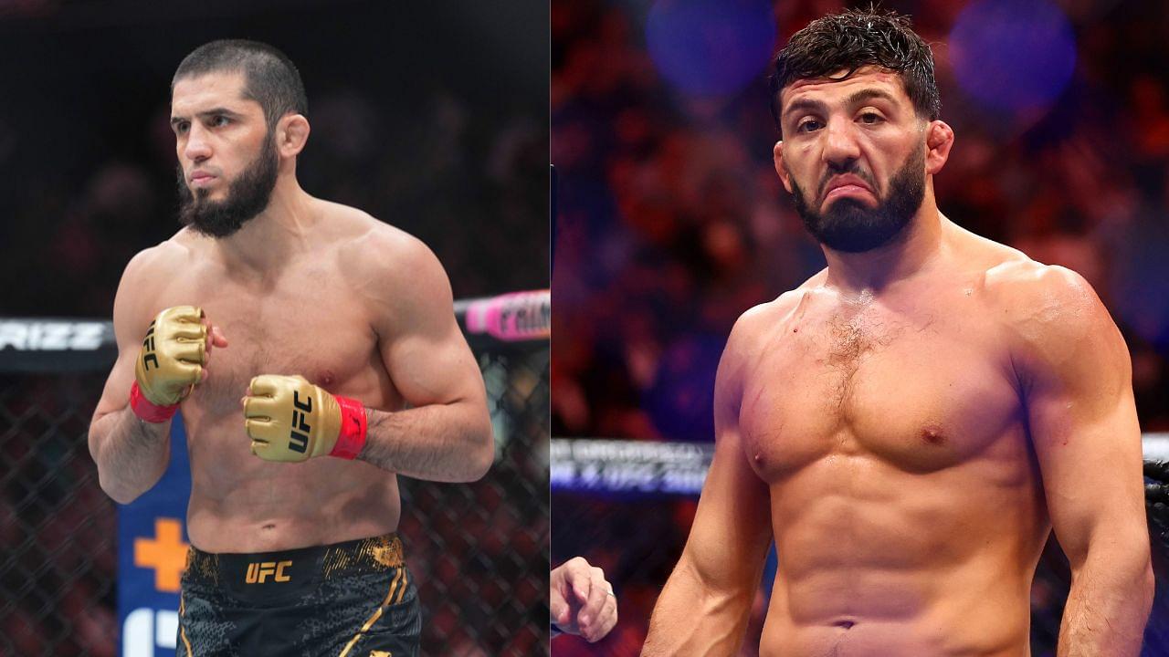 Islam Makhachev (L), Arman Tsarukyan (R)