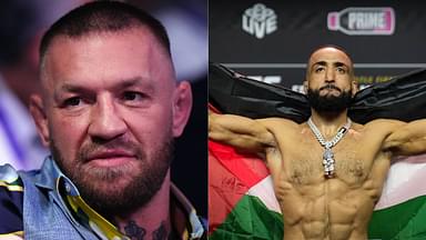 Conor McGregor (L), Belal Muhammad (R)