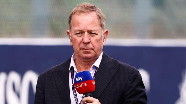 Martin Brundle before the Formula 1 Belgian Grand Prix at Spa-Francorchamps in Spa, Belgium on July 30, 2023