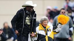 Deion Sanders and "Miss Peggy" Coppom