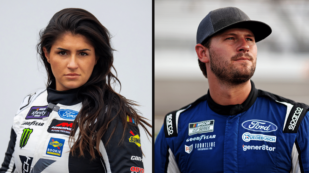 Hailie Deegan (L) and Todd Gilliland (R).