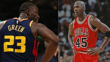 Draymond Green (L) and Michael Jordan (R)