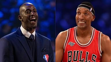 Kevin Garnett and Scottie Pippen