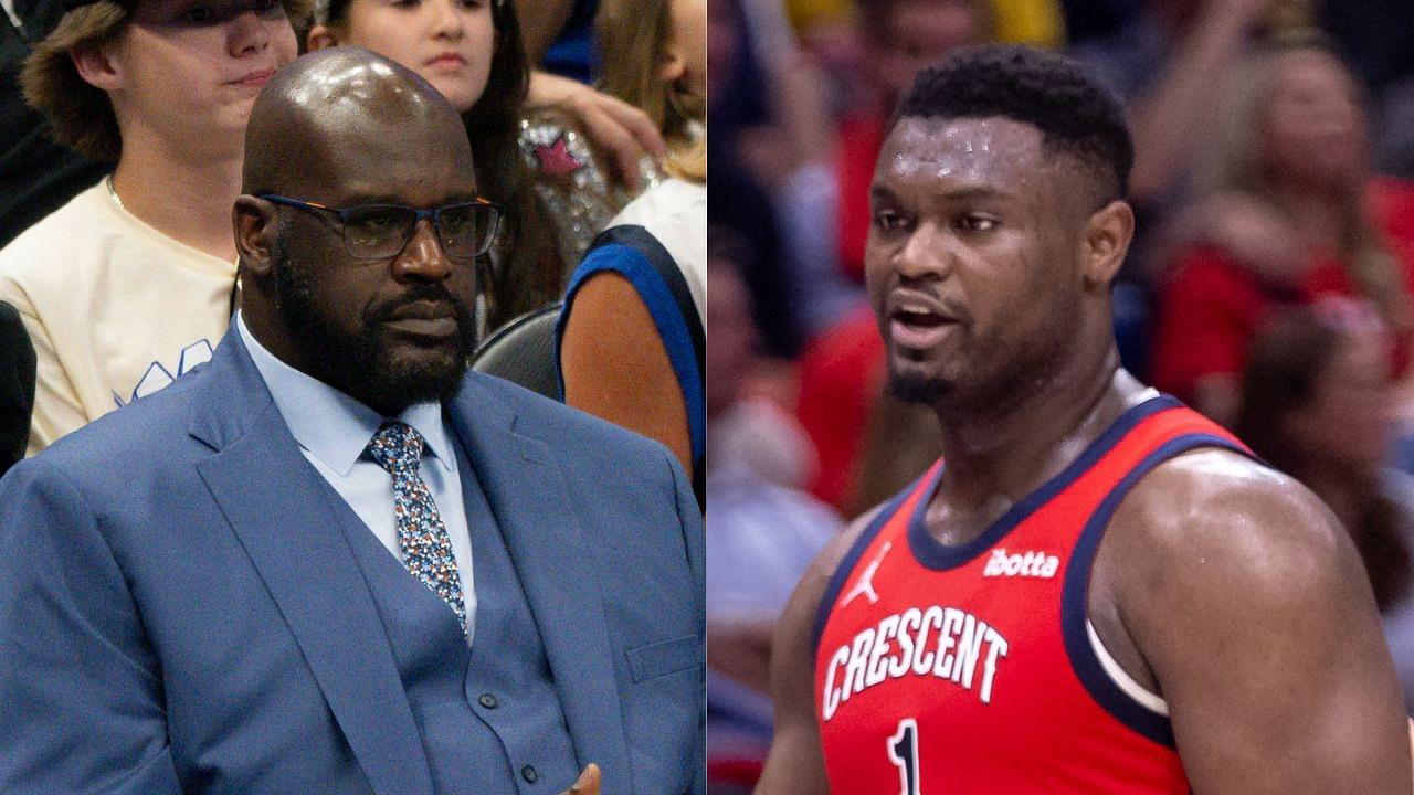 Shaquille O'Neal and Zion Williamson