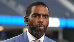 Randy Moss on the ESPN Monday Night Countdown set before a NFC Wild Card playoff football game between the Los Angeles Rams and the Arizona Cardinals at SoFi Stadium.