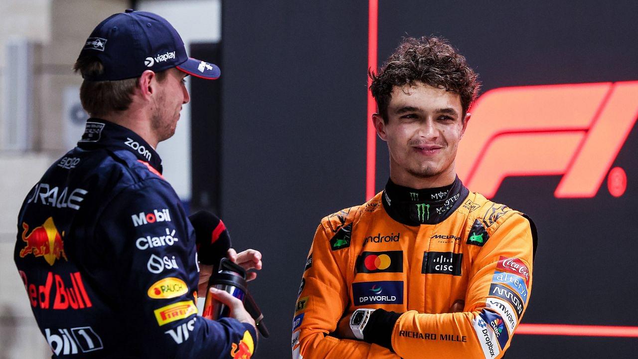 1 Max Verstappen (NLD, Oracle Red Bull Racing), 4 Lando Norris (GBR, McLaren Formula 1 Team), F1 Grand Prix of Qatar at Lusail International Circuit