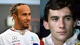 Lewis Hamilton(L), Ayrton Senna(R)