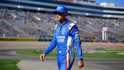 NASCAR Cup Series driver Kyle Larson (5) during qualifying for the South Point 400 at Las Vegas Motor Speedway.