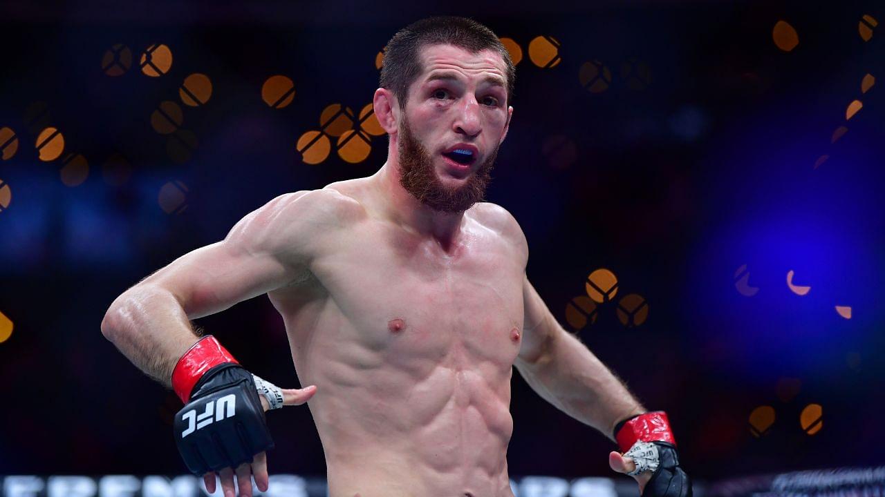 Tagir Ulanbekov (red gloves) celebrates after defeating Clayton Carpenter (not pictured) during UFC 311 at Intuit Dome.Tagir Ulanbekov (red gloves) celebrates after defeating Clayton Carpenter (not pictured) during UFC 311 at Intuit Dome.