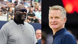 Shaquille O'Neal (L), Steve Kerr (R)