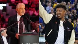 Pat Riley(L) and Nick Young(R)