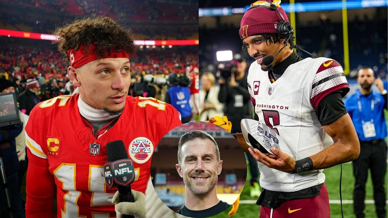 Patrick Mahomes, Alex Smith, and Jayden Daniels