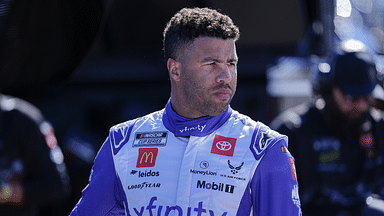 NASCAR Cup Series driver Bubba Wallace (23) during cup practice at Martinsville Speedway.