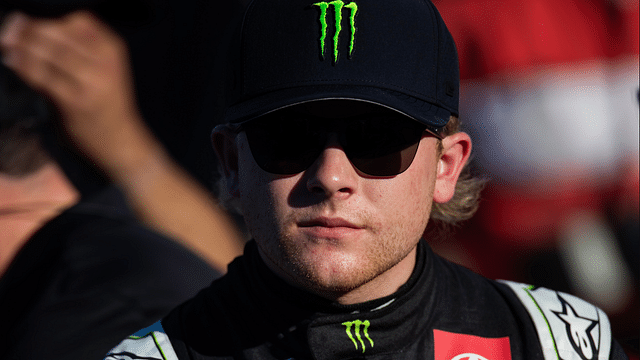 Nov 9, 2024; Avondale, Arizona, USA; NASCAR Cup Series driver Ty Gibbs (54) during qualifying for the Championship race at Phoenix Raceway. Mandatory Credit: Mark J. Rebilas-Imagn Images