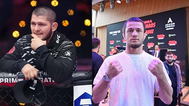 Khabib Nurmagomedov (L), Usman Nurmagomedov (R)