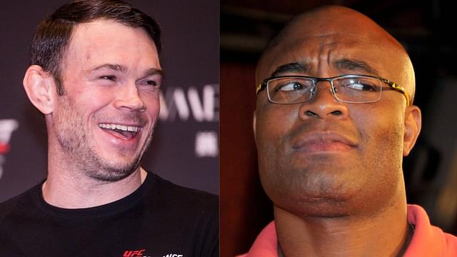 Forrest Griffin (L), Anderson Silva (R)