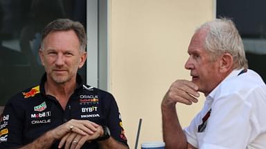 Christian Horner (gbr) Team principal Oracle Red Bull Racing. & Helmut Marko (AUS) Red Bull Racing.